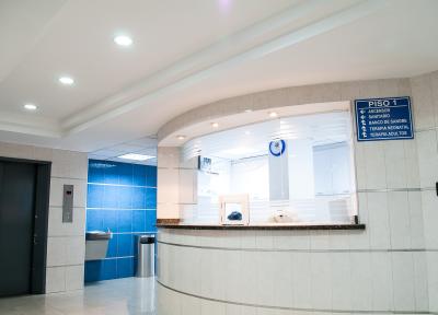 Front desk area of medical facility